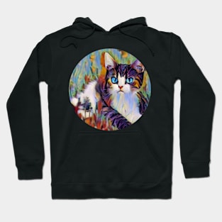 Bright-Eyed floppy cat Hoodie